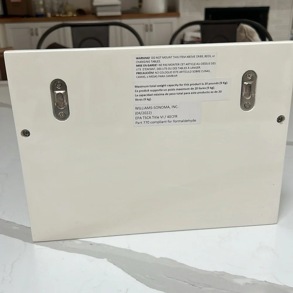 West elm hanging shelf